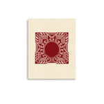 Room Decor Poster | Red Art Poster | Bivid Creative Co.