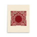 Room Decor Poster | Red Art Poster | Bivid Creative Co.